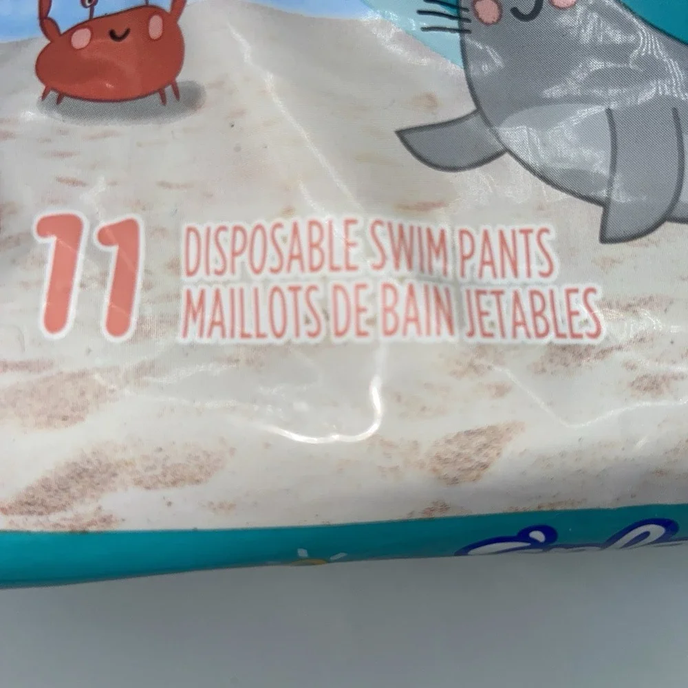 Pampers Splashers‎ Disposable Swim Pants Size M 20-33lb. (11 pack) NEW
